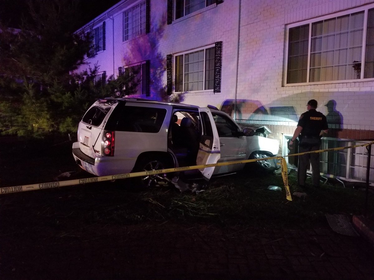 The FCSO is on the scene of an SUV that crashed into an apartment building on Schoolhouse Lane in Prairie Township.  Investigators say a suspected drunk driver is critical. Medics transported a 12 year old child in the car to Nationwide Children’s Hospital.