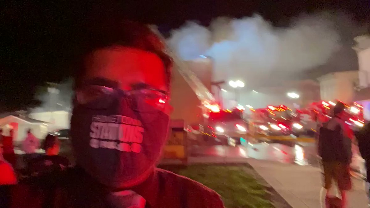 Massive fire in Columbus Grove. Multiple departments on scene