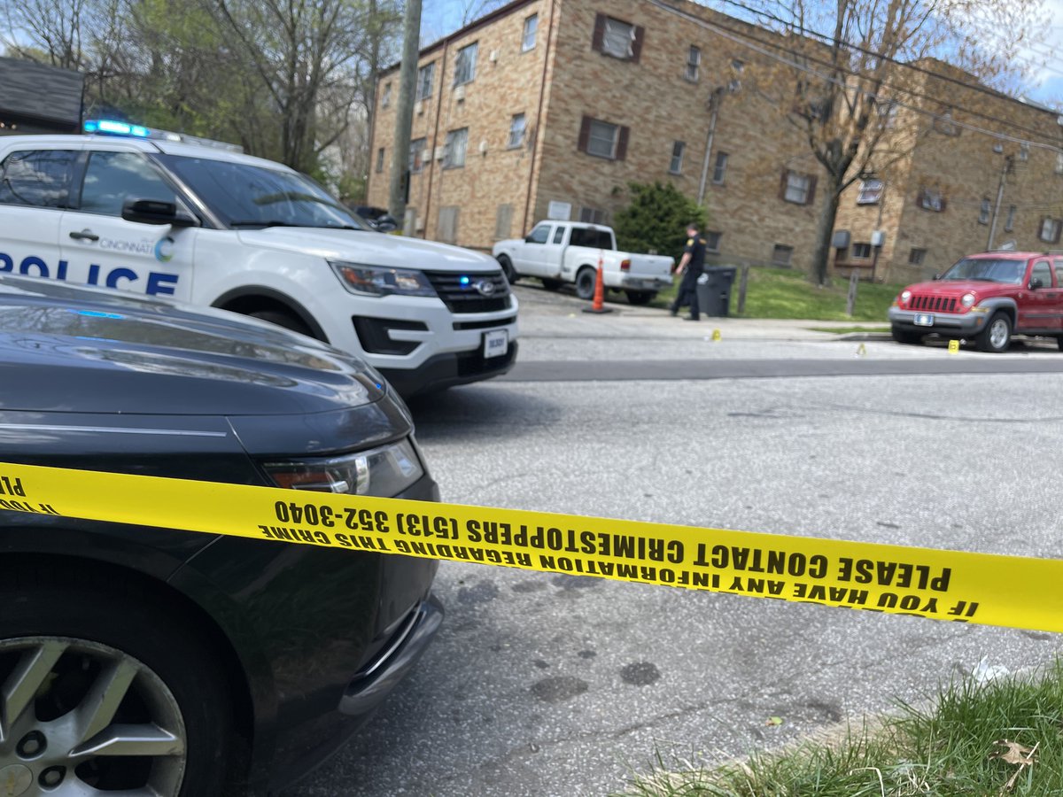 Police are on scene of a shooting at Maplewood Avenue. No information as of right now, but investigators are here. Several bullet casings can be seen on the ground.