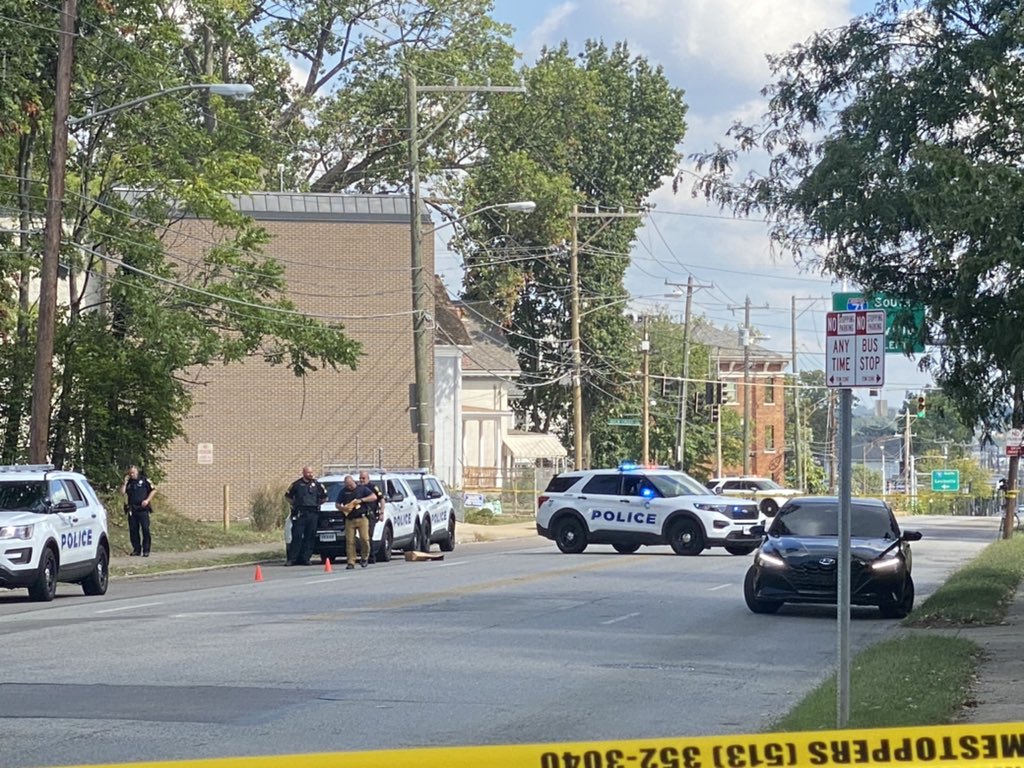 Big police presence on Montgomery Rd not far from Walnut Hills HS after indication of shots fired. 