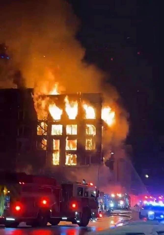 The Masonic Temple in Zanesville is in flames at the moment. This building is so important to arts in my hometown.  Thinking of the artists whose studios and work is ablaze currently