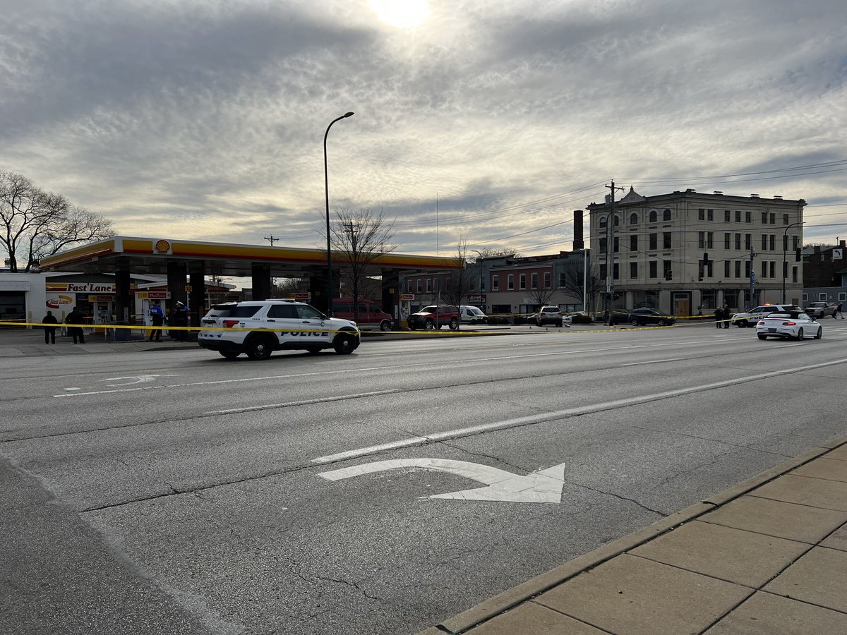 CPD investigating a shooting at Shell on Hopple and Colerain in Camp Washington. One person in the hospital w life-threatening injuries. Suspect in custody. Police say it stemmed from and argument