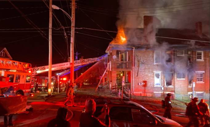 Three-alarm fire forces 5 Mt. Auburn residents into brutal cold early Wednesday