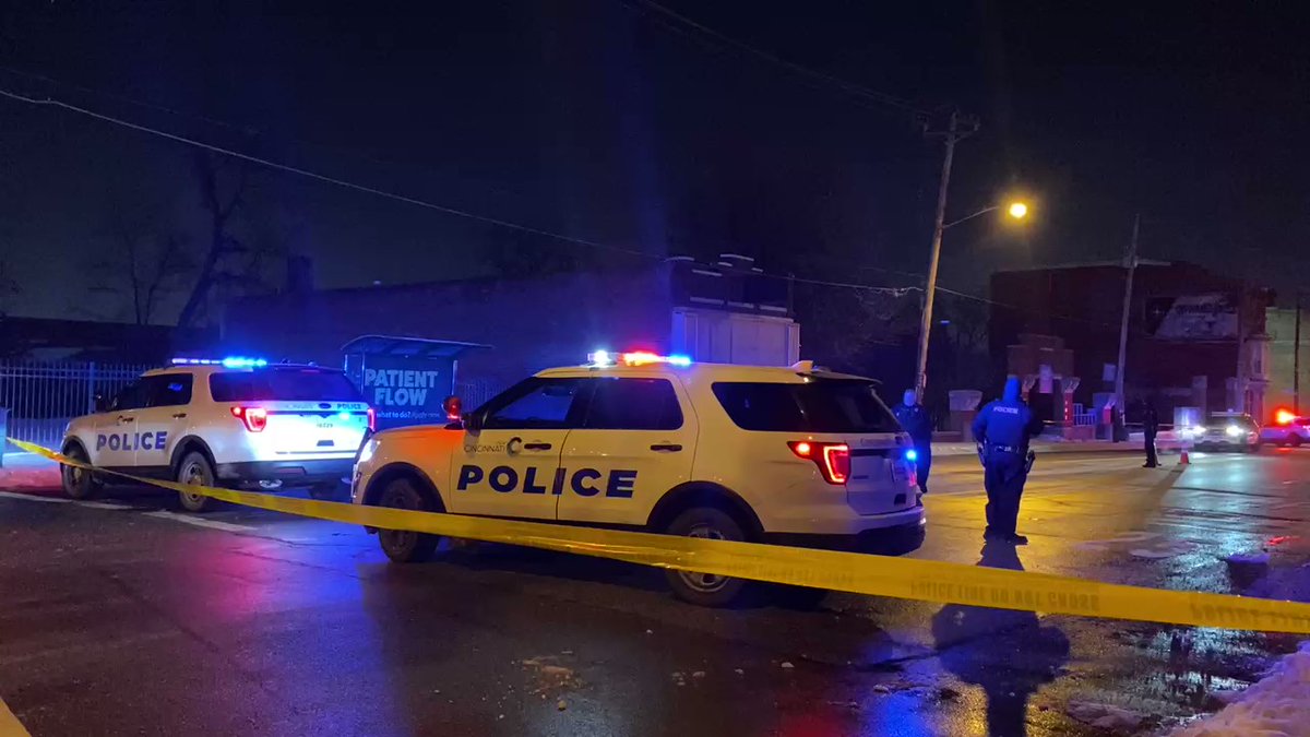 CPD responding to a shooting in Lower Price Hill. Officers received a alert and found shell casings, blood in street near W 8th St & State Ave. An officer tells a gunshot victim walked into a hospital with non-life-threatening injuries