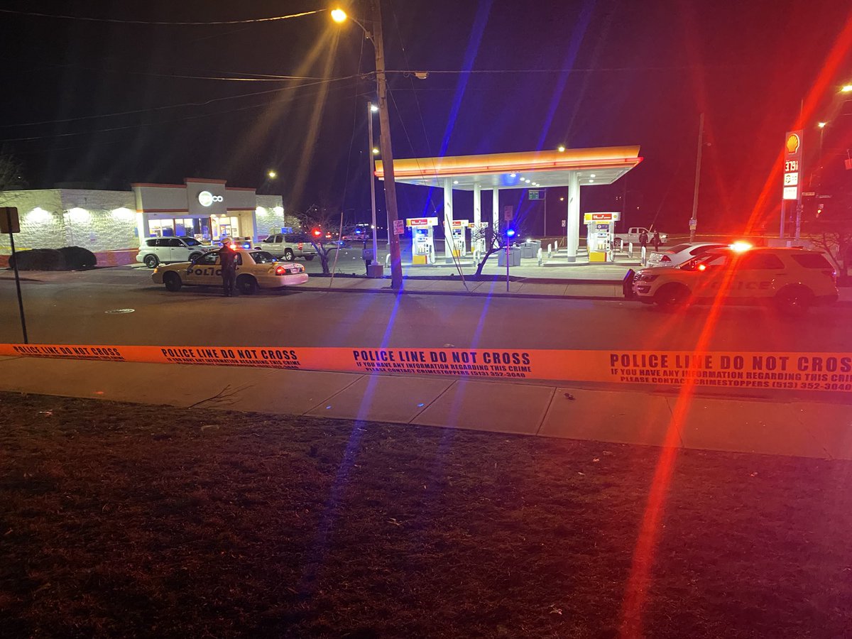 Cincinnati Police are investigating a shooting at the corner of Gilbert Ave and Martin Luther King Dr.