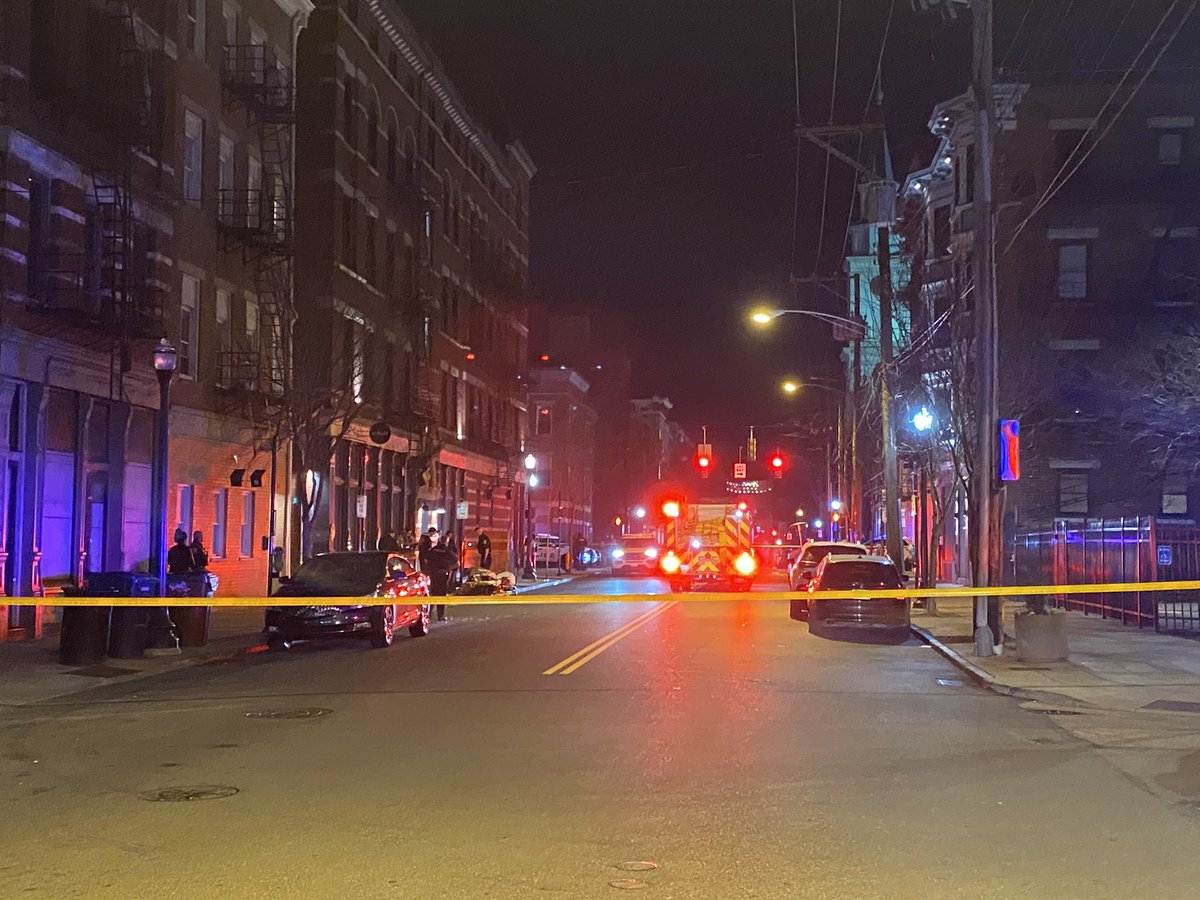 Reports of two people shot on 13th street in OTR. Police are on scene