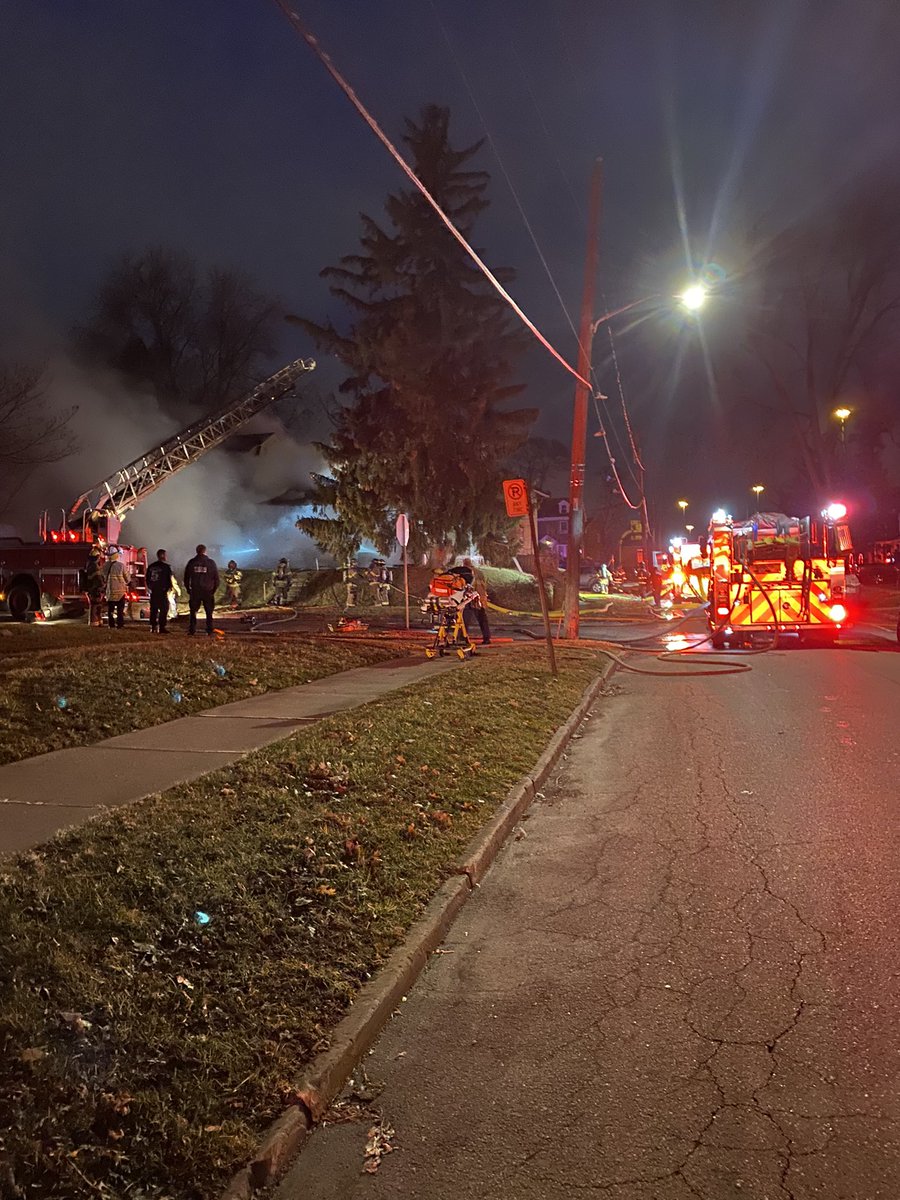 Structure fire in Central Toledo. Amy Steigerwald is reporting on the scene