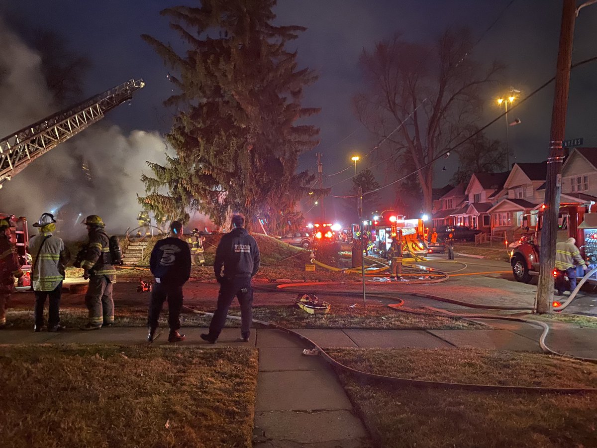 Structure fire in Central Toledo. Amy Steigerwald is reporting on the scene