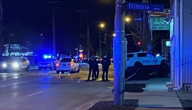 Cincinnati police are on scene of officer-involved crash they say will close Dana Ave for several hours between Montgomery Rd & Trimble Ave.