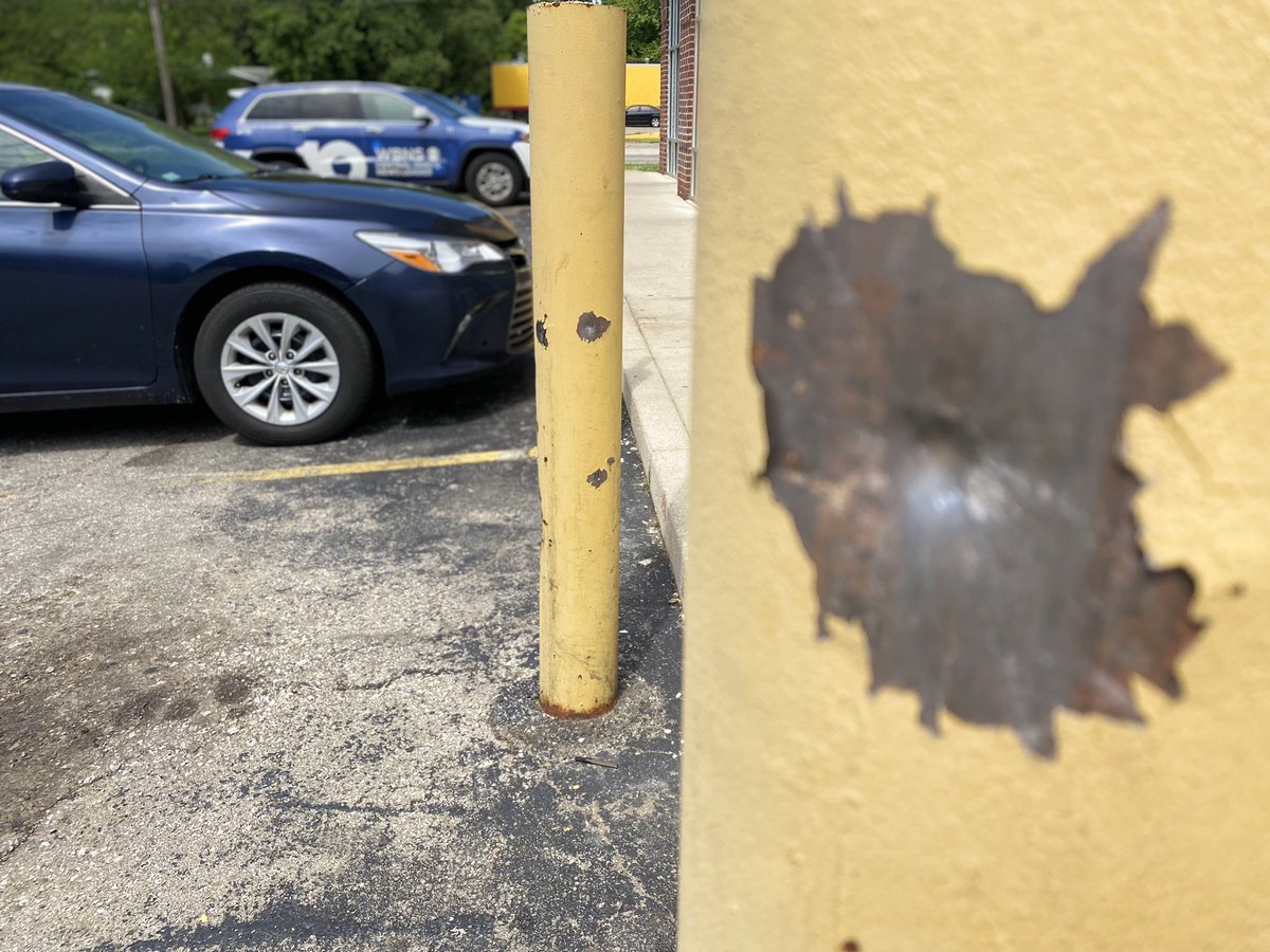 Multiple bullets fired at a Sunoco gas station parking lot at the corner of Steltzer and Agler road last night. Franklin County swat was looking for a suspect with an outstanding warrant who is also a person of interest in a double homicide