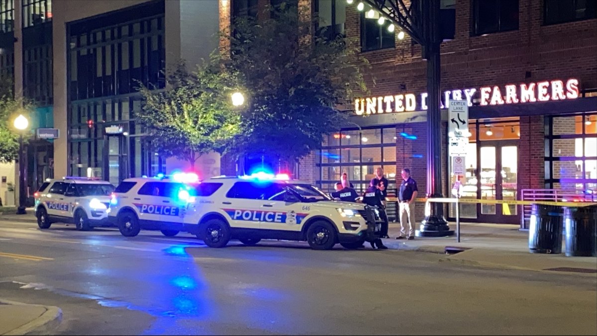 Homicide investigation is underway in the Short North after a man died in a shooting near an alleyway behind United Dairy Farmers on N. High Street 