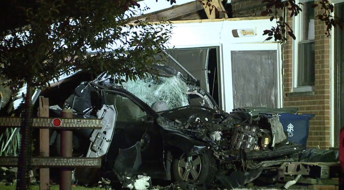 Driver loses control & crashed into Cleveland Hts home causing extensive damage. Homeowner calling for safety measures after it's happened several times before. 