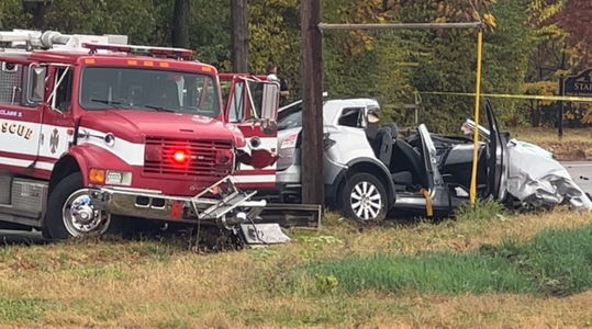 Police name Cincinnati woman killed in this morning's head-on crash with a fire truck; 4 firefighters also injured