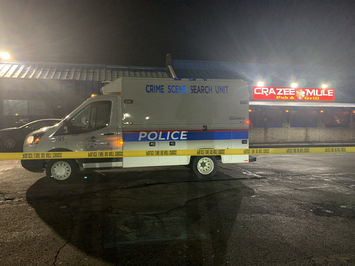 A dispute led to a deadly shooting inside the Crazee Mule Pub & Grill on Cleveland Ave.  @ColumbusPolice haven't released name of the man who was killed.  No suspect info.   At least a half dozen other people were inside when shots were fired around 11 pm
