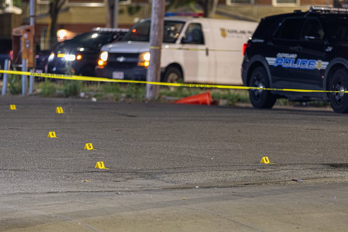 Casings all over the parking lot of the gas station at E40 and Quincy. Sounds like EMS took 2 gunshot victims to Metro. Unknown condition.  counted 18 casings marked up in the parking lot