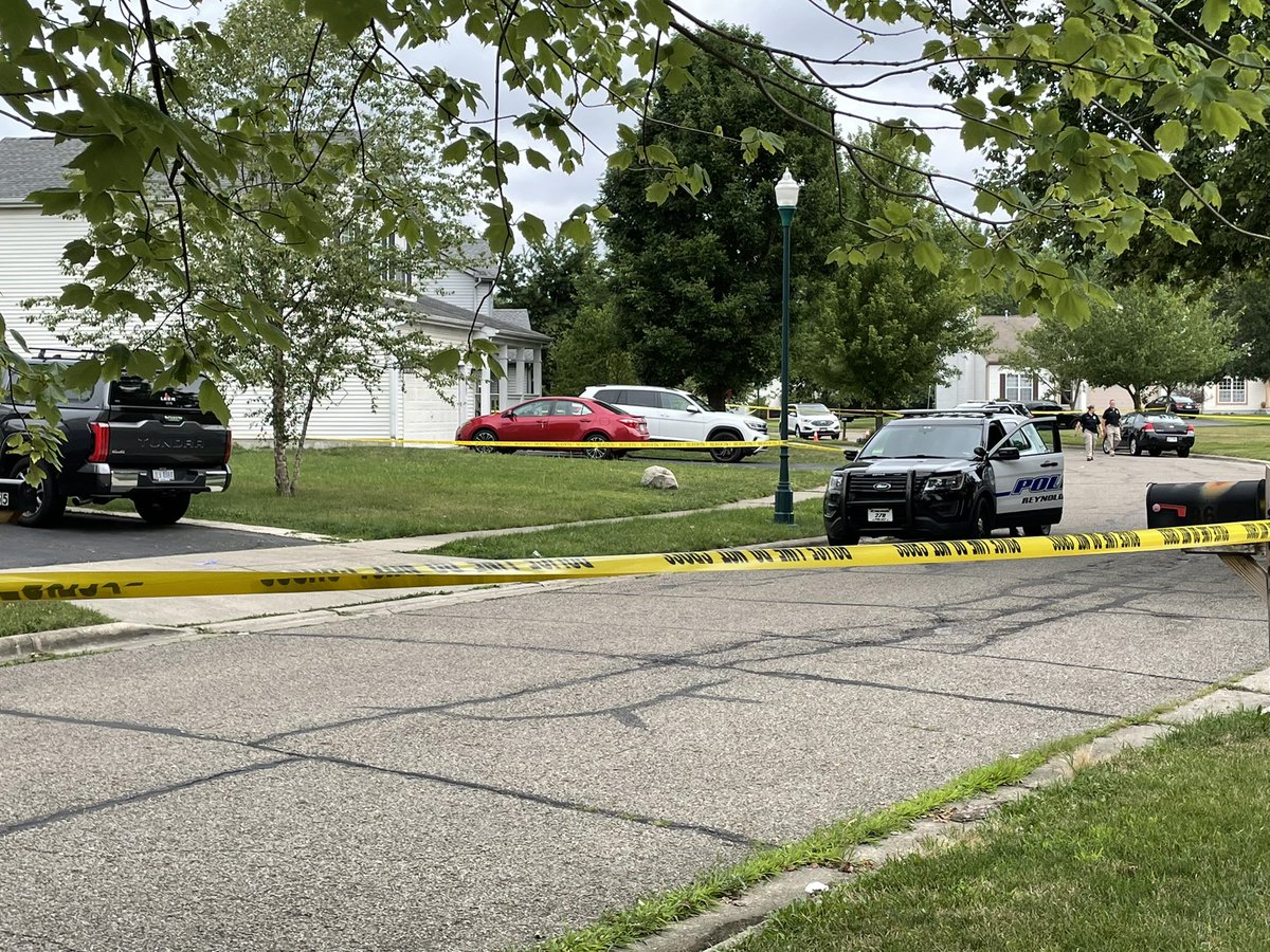 BCI has left and police are clearing the scene. Still no update from Reynoldsburg Police, but we spoke to several neighbors here who say they knew the people who lived inside the home. Reynoldsburg PD on scene at a home along Robbins Loop.