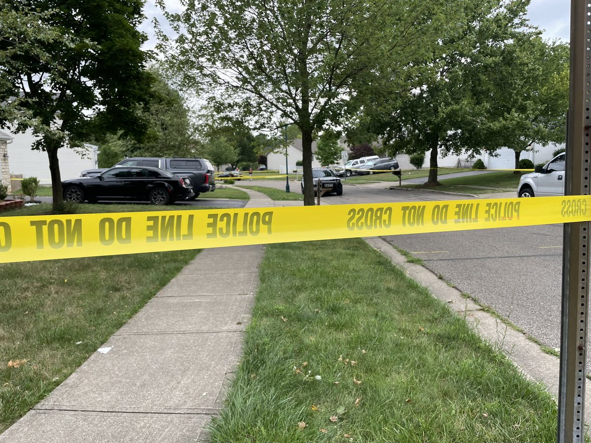 BCI has left and police are clearing the scene. Still no update from Reynoldsburg Police, but we spoke to several neighbors here who say they knew the people who lived inside the home. Reynoldsburg PD on scene at a home along Robbins Loop. 