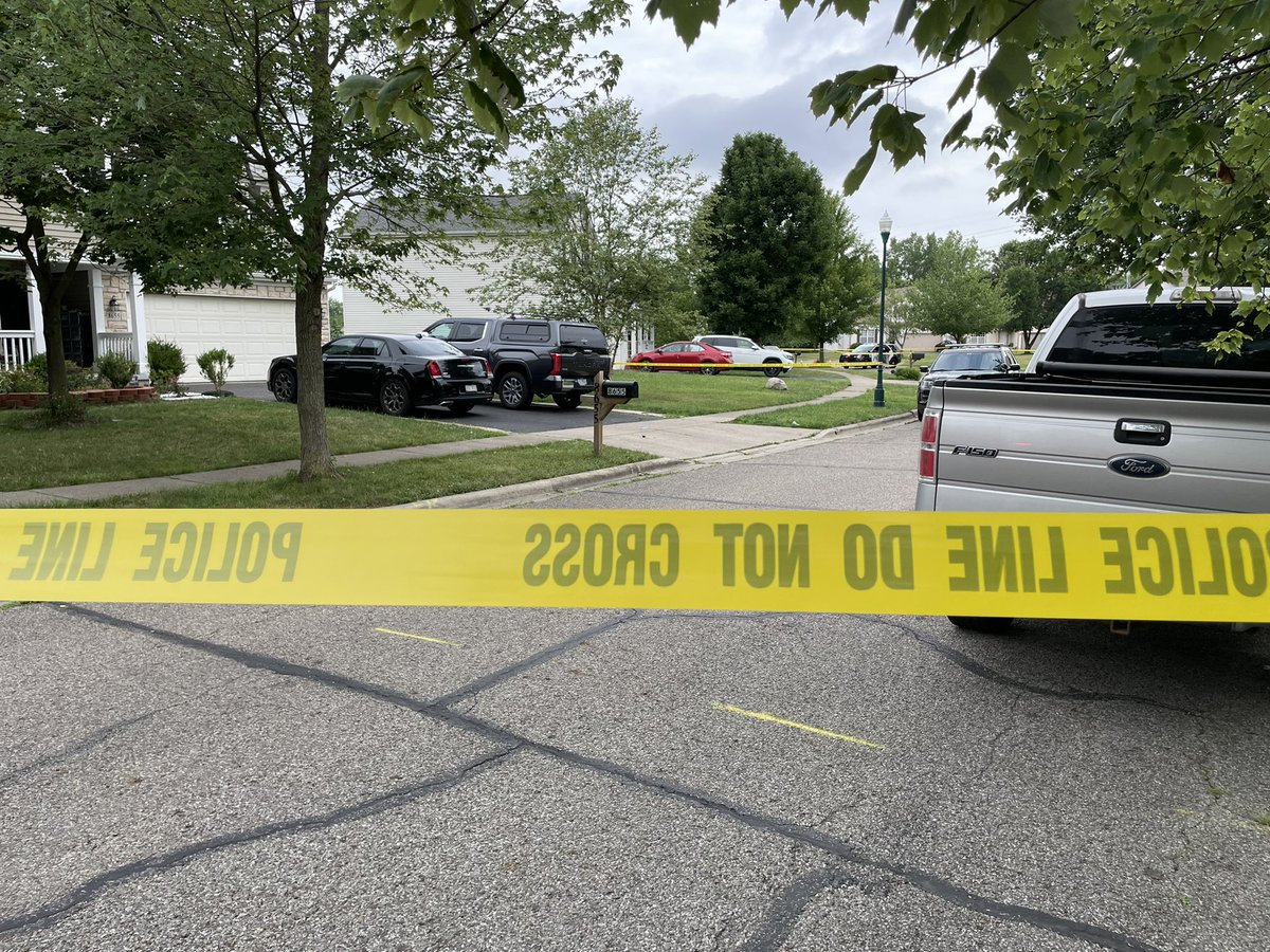 BCI has left and police are clearing the scene. Still no update from Reynoldsburg Police, but we spoke to several neighbors here who say they knew the people who lived inside the home. Reynoldsburg PD on scene at a home along Robbins Loop. 