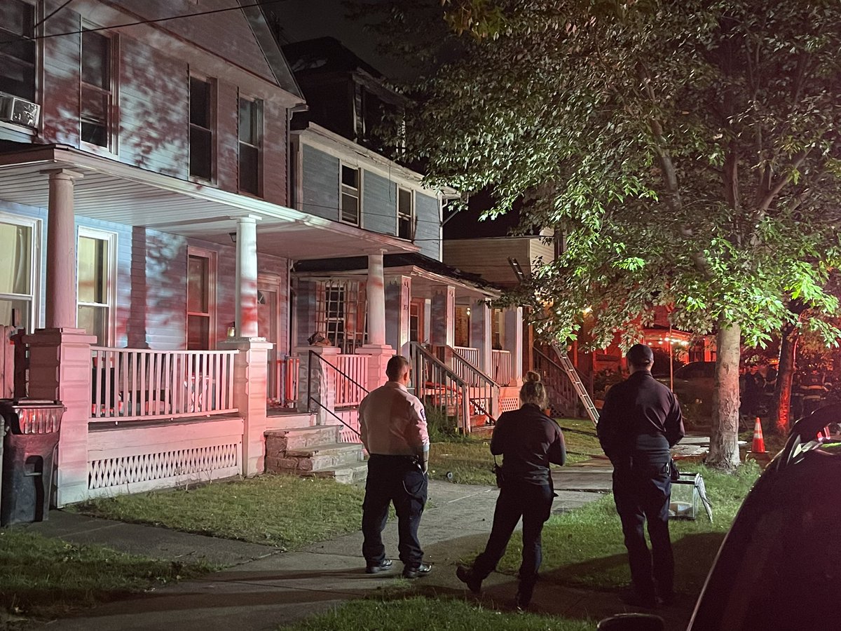 3500 Block of Woodbridge. Cleveland Fire made quick work of this occupied house fire. The family inside got out safely