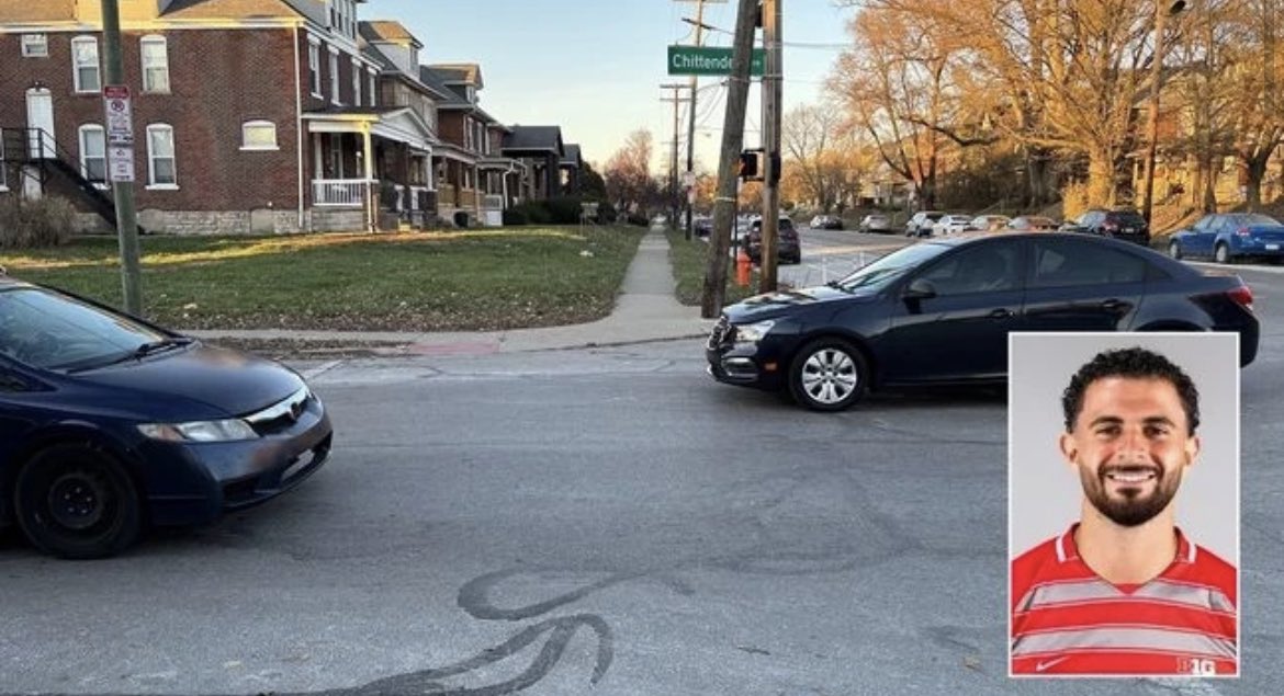 The person who was shot near the Ohio State campus early Sunday morning is a player on the top-ranked OSU men's soccer team