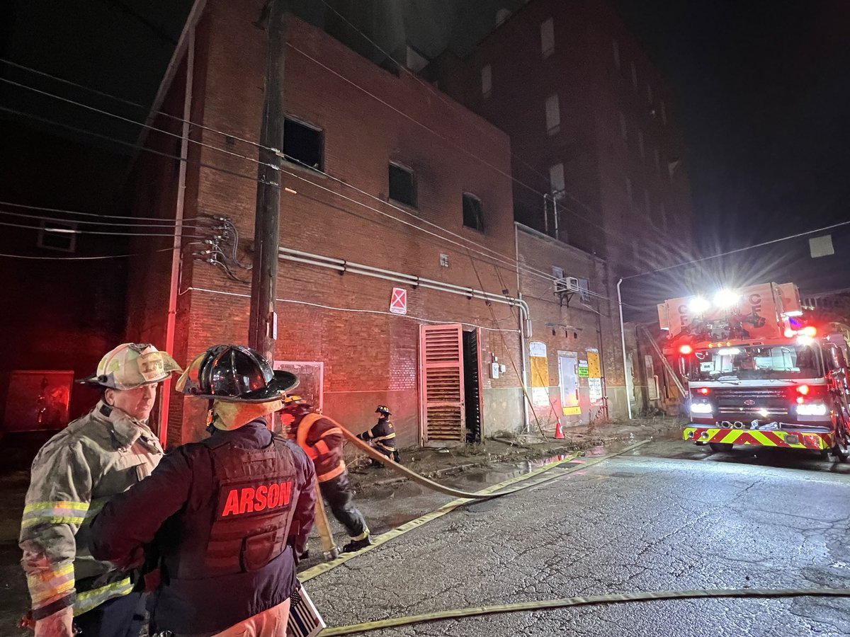 Another 2 alarm to finish the week. CFD had a week.  Vacant Industrial Building on fire 1500 block of Merwin in the flats. 2nd Alarm struck. Fire under control in under 1 hour. $50K loss. No injuries reported. Cause under investigation