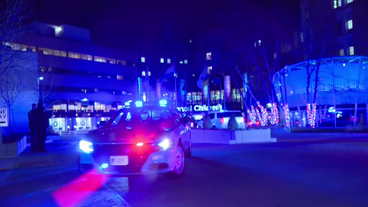 Dozens of police officers, sheriff's deputies, firefighters, and more came out to light up the night for patients at Cincinnati Children's Hospital and more