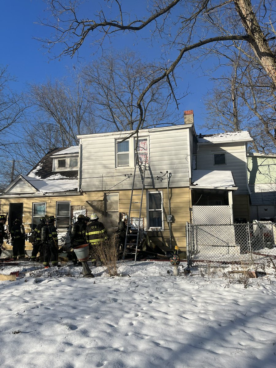 2 story residential home near East 113 & Buckeye in Battalion 5. Fire in basement