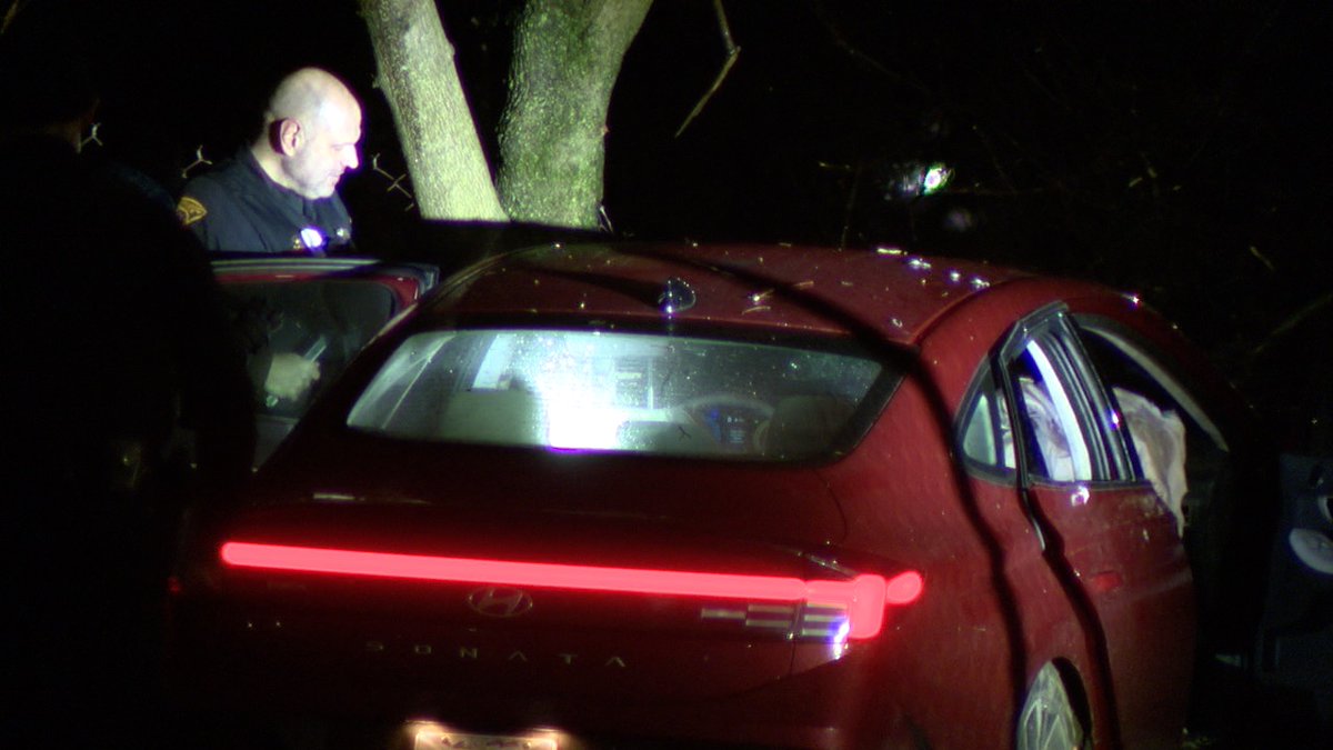 CPD investigating the shooting of a 15-year-old boy and crash on E99th south of Miles. EMS says the boy was in critical condition and taken to Metro. The car crashed through a fence at Calvary Cemetery and hit a tree. Car full of bullet holes 