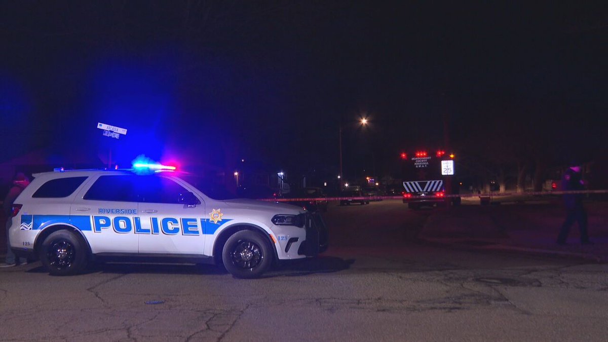 Crews have been on the scene of Renslar Avenue and Kimball Court for hours with a SWAT standoff beginning   in Riverside