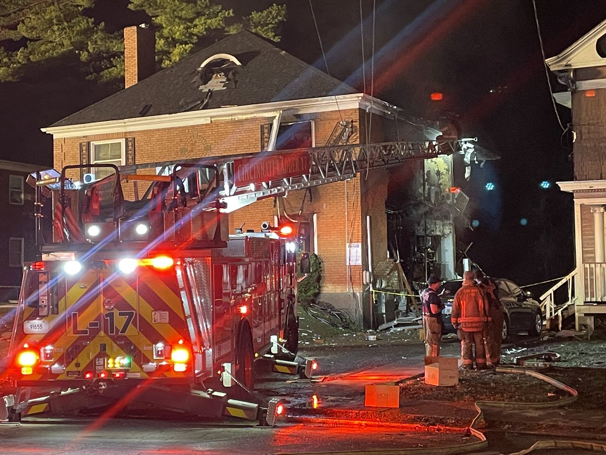 house explosion on Elberon in East Price Hill. Four people were taken to the hospital… Two adults and two children. One of the adults has critical injuries according to investigators… The three other others, minor injuries