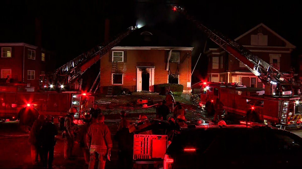 A first look at the house explosion on Elberon Avenue in East Price Hill. A man is in critical condition with burns, while another adult and two children suffered minor injuries.