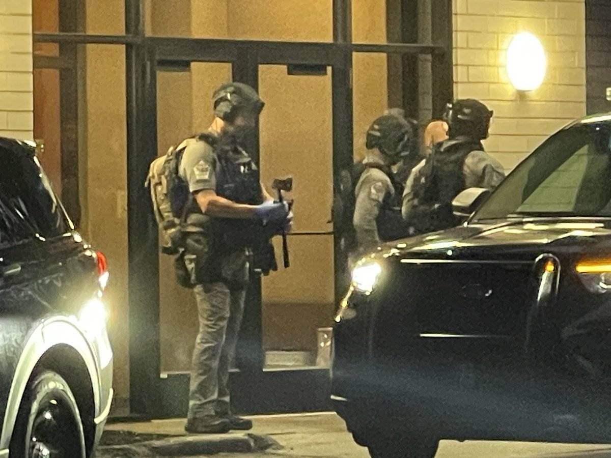 Mayfield Heights Police returned to the Gates Mills Place Apartments with SWAT. It appears they escorted a male from the premises