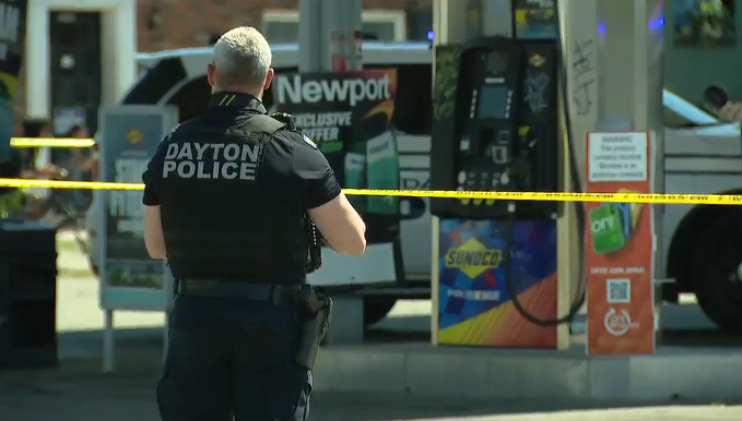 Crews are on the scene of a reported shooting at the Sunoco located on East Third Street in Dayton.
