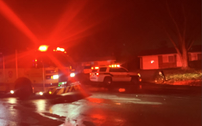 3 taken to hospital from overnight house fire.