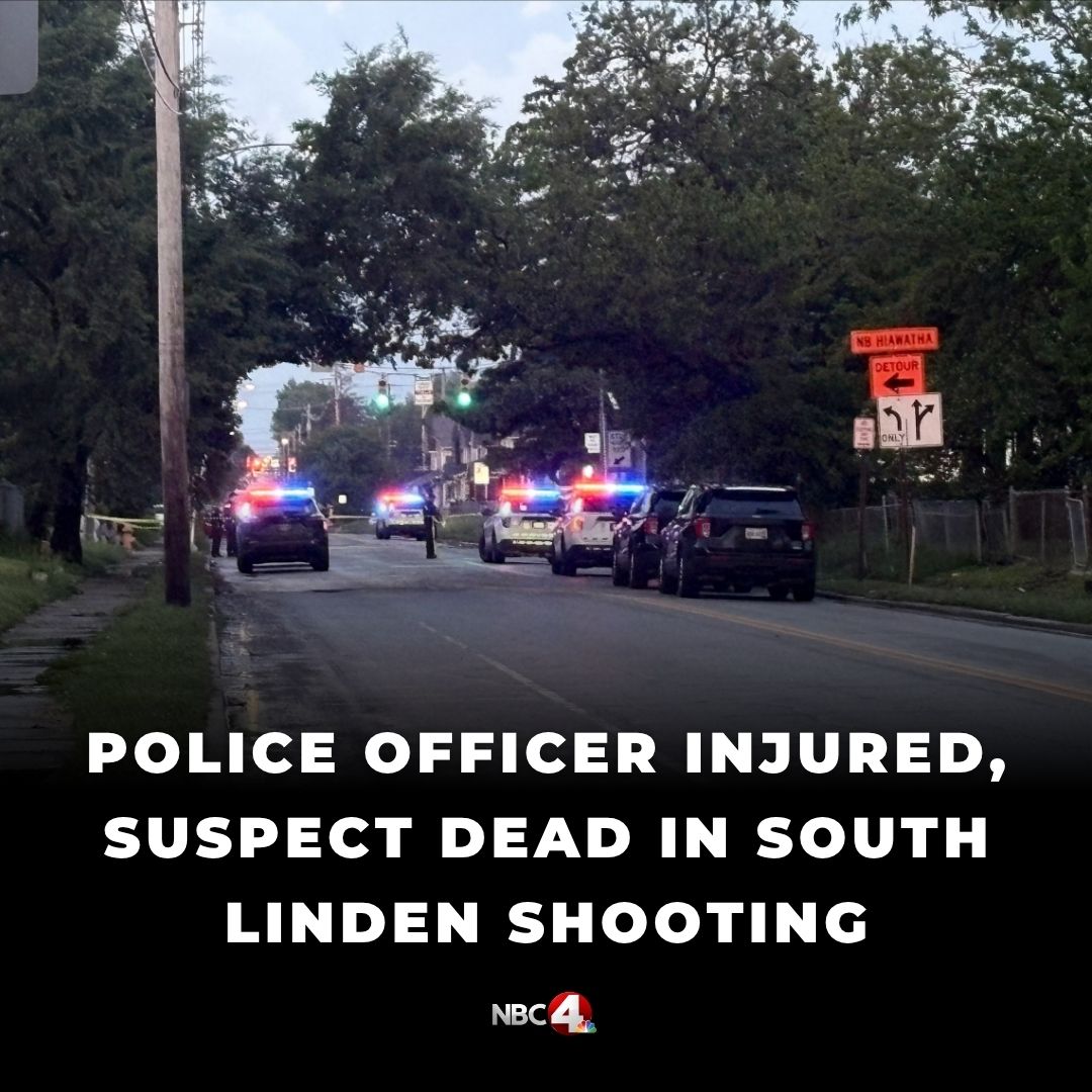 A police officer is recovering after surgery after being shot in the South Linden section of Columbus on Wednesday evening.