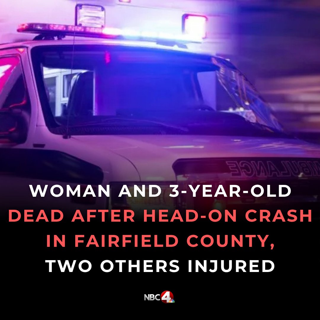 A woman and child are dead and two others were injured in a two-vehicle, head-on crash in Fairfield County