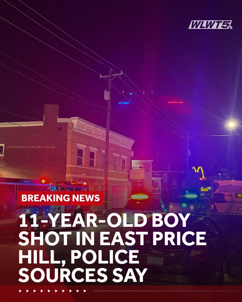 Multiple police sources confirm an 11-year-old boy has been shot in East Price Hill on Tuesday night